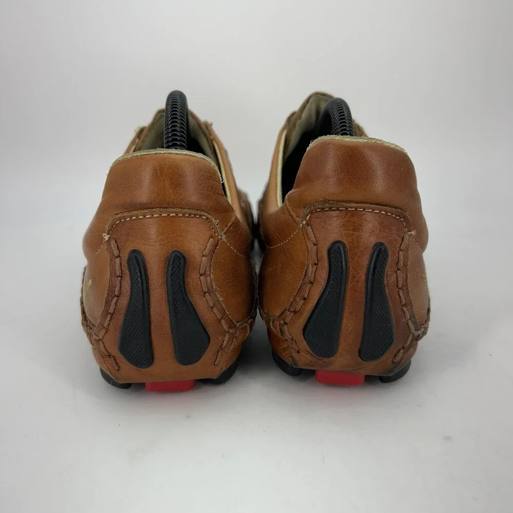 Pikolinos Shoes Mens Size 10 EU 43 Fuencarral Brown Leather Perforated Slip On